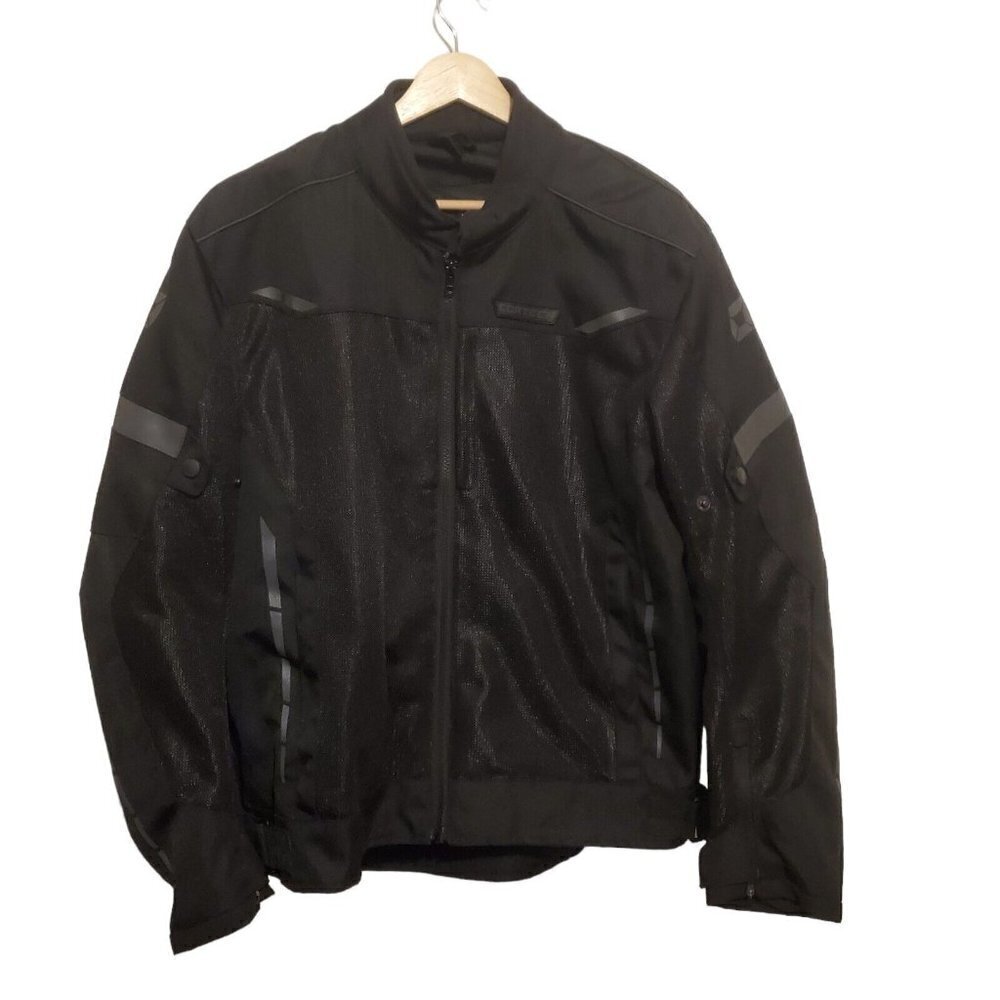 CORTECH‎ Aero-Flo Motorcycle Jacket Mens Medium Street Riding Padded Black